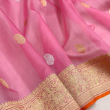 Pure kora Handwoven banarasi saree