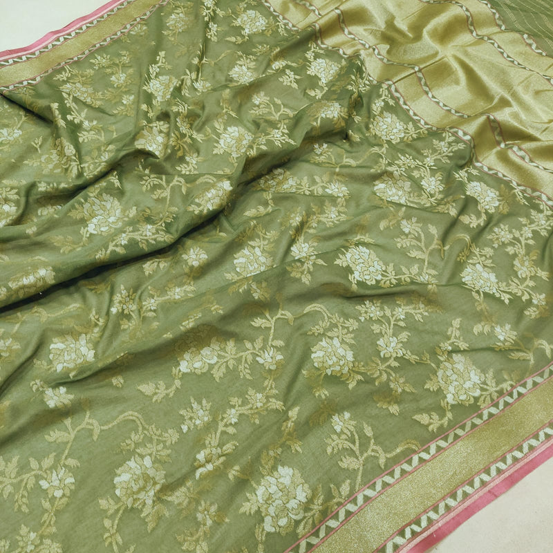 Pure cotton handwoven Banarasi saree