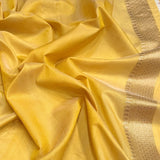 Purple colour pure kora Handwoven banarasi saree