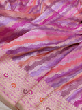 Multicolor Pure Katan Silk Handwoven Banarasi Saree