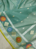 Pure Kora Silk Handwoven Banarasi Saree