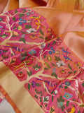 Pure Tissue Silk Handwoven Banarasi Saree