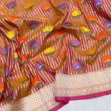 Pure Katan Silk Handwoven Banarasi Saree
