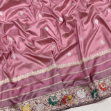 Pure katan silk Handwoven banarasi saree