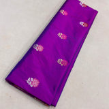 Dual shade pure katan silk Handwoven banarasi saree