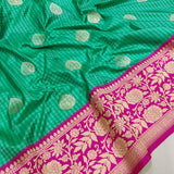 Pure Katan Silk Handwoven Banarasi Saree