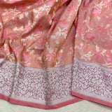 Pure katan silk Handwoven Banarasi saree