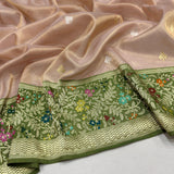 Pure Tissue Silk Handwoven Banarasi Saree