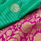 Pure Katan Silk Handwoven Banarasi Saree