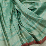 Pure Katan Silk Handwoven Tanchoi Banarasi Saree