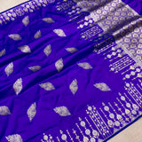 Pure katan silk Handwoven banarasi saree