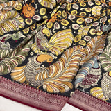 Pure katan silk Handwoven banarasi saree