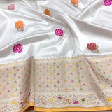 Pure Katan Silk Handwoven Banarasi Saree