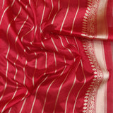 Pure Kora handwoven Banarasi saree