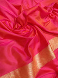 Dual Shade Pure Katan Silk Handwoven Banarasi Saree