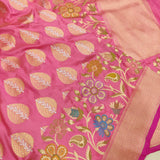 Pure Katan Silk Handwoven Banarasi Saree