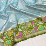 Pure Tissue Silk Handwoven Banarasi Saree