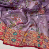 Pure Kora handwoven Banarasi saree