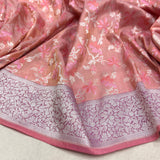 Pure katan silk Handwoven Banarasi saree