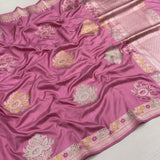 Pure ektara silk Handwoven banarasi saree