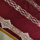 Brown colour pure katan silk handwoven banarasi saree