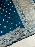 Pure katan silk Handwoven banarasi saree