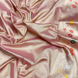 Pastel Green Color Pure Katan Silk Handwoven Banarasi Saree