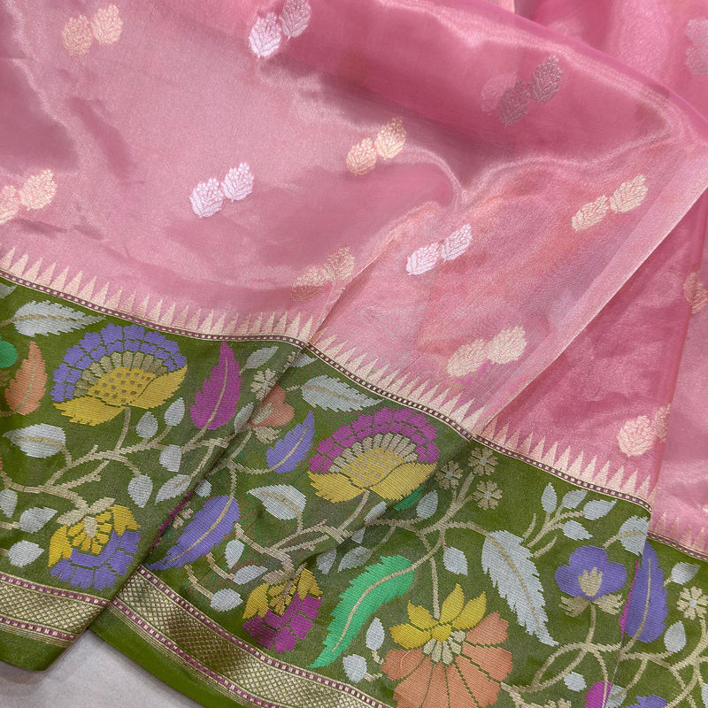 Pure Tissue Silk Handwoven Banarasi Saree