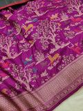 Pure Katan Silk Handwoven Banarasi Saree