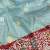 Pure Kora Silk Handwoven Banarasi Saree