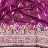 Pure Katan Silk Handwoven Banarasi Saree