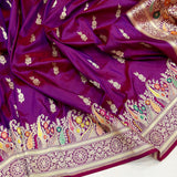 Pure Katan Silk Handwoven Banarasi Saree