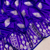 Pure katan silk Handwoven banarasi saree