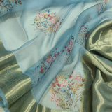 Pure Kora Silk Handwoven Banarasi Saree