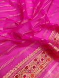 Pure Kora Silk Handwoven Banarasi Saree