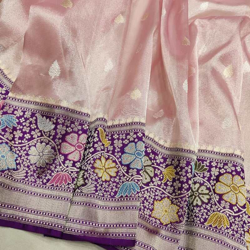 Pure Tissue Silk Handwoven Banarasi Saree