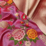 Pure Katan Silk Handwoven Banarasi Saree
