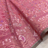 Pure cotton jamdani handwoven Banarasi saree