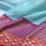Pure kora Handwoven banarasi saree