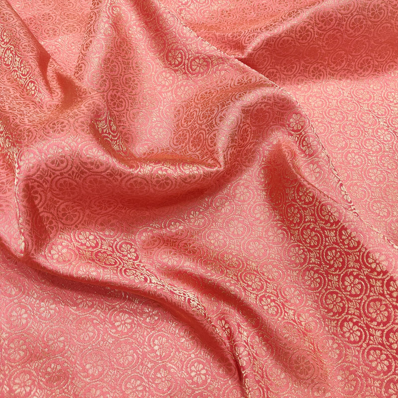 Pure Katan Silk Banarasi Fabric