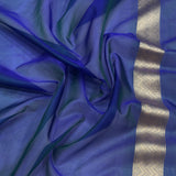 Dual shade pure kora Handwoven banarasi saree