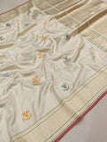 Pure Katan Silk Handwoven Banarasi Saree