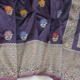 Pure Katan Silk Handwoven Banarasi Saree