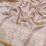 Pure katan silk Handwoven banarasi Tanchoi saree