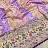 Pure Katan Silk Handwoven Banarasi Saree