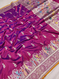 Pure Katan Silk Handwoven Banarasi Saree