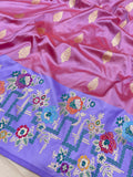 Pure Katan silk handwoven banarasi saree