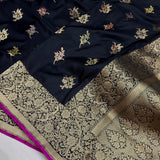 Pure Katan silk handwoven banarasi saree