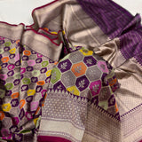 Pure katan silk Handwoven banarasi rangkat saree