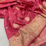 Pure katan silk Handwoven banarasi saree